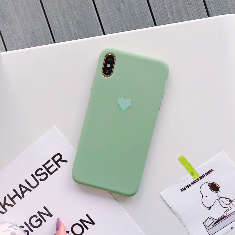 heart silicone phone case