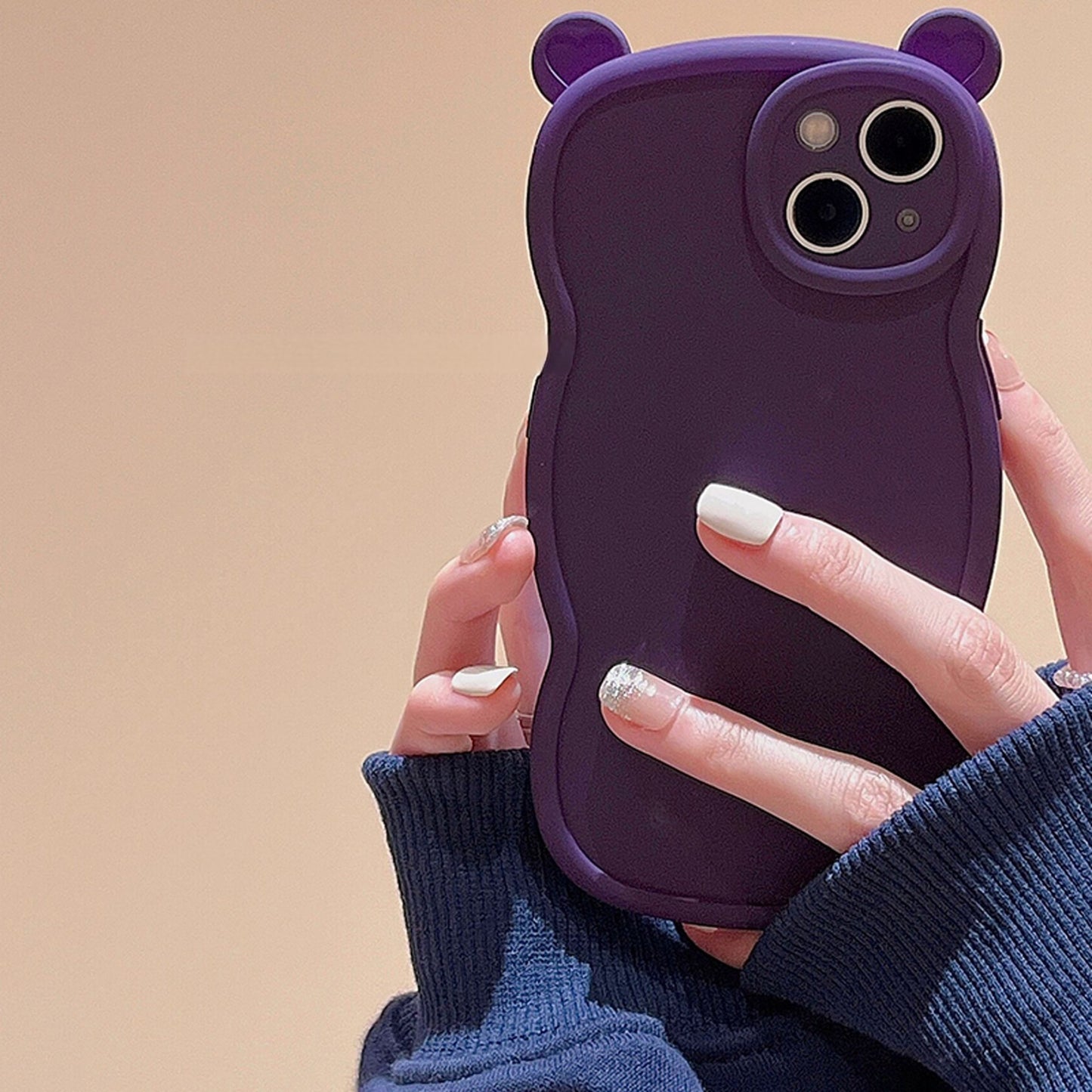 solid colour bear case